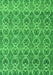 Machine Washable Abstract Green Modern Area Rugs, wshabs4797grn