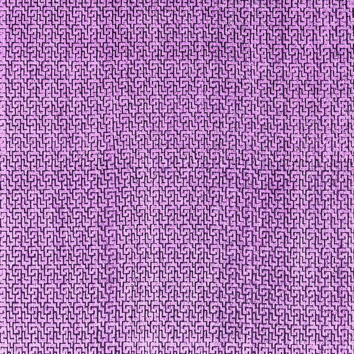 Square Machine Washable Abstract Purple Modern Area Rugs, wshabs4798pur