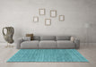 Machine Washable Abstract Light Blue Modern Rug in a Living Room, wshabs4798lblu