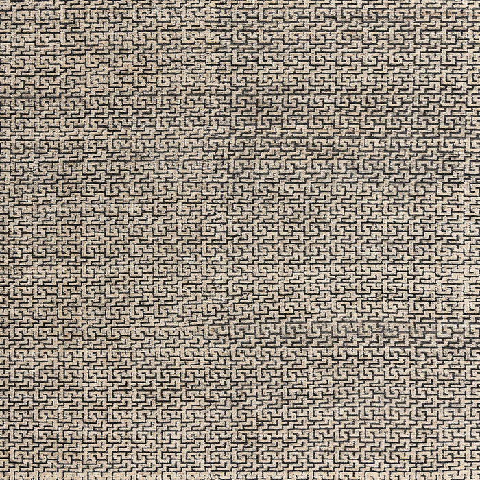 Square Abstract Coffee Brown Modern Rug, abs4798