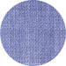 Round Machine Washable Abstract Blue Modern Rug, wshabs4798blu