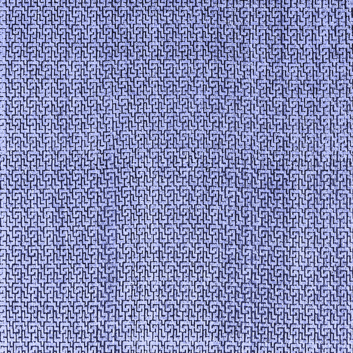 Square Abstract Blue Modern Rug, abs4798blu
