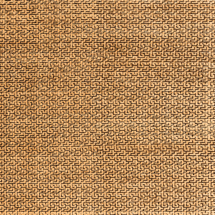 Square Machine Washable Abstract Orange Modern Area Rugs, wshabs4798org