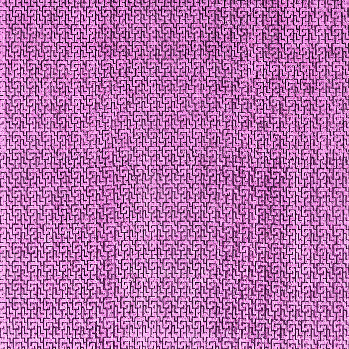Square Machine Washable Abstract Pink Modern Rug, wshabs4798pnk