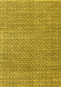 Abstract Yellow Modern Rug, abs4798yw