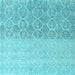 Square Abstract Light Blue Modern Rug, abs4799lblu