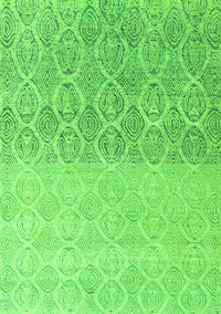 Abstract Green Modern Rug, abs4799grn