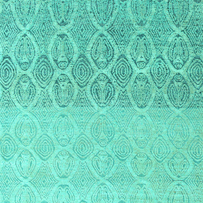 Abstract Turquoise Modern Rug, abs4799turq