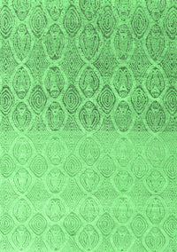 Abstract Emerald Green Modern Rug, abs4799emgrn