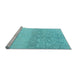 Sideview of Machine Washable Abstract Light Blue Modern Rug, wshabs4799lblu