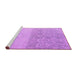 Sideview of Machine Washable Abstract Purple Modern Area Rugs, wshabs4799pur