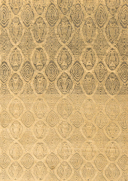 Abstract Brown Modern Rug, abs4799brn