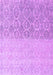 Machine Washable Abstract Purple Modern Area Rugs, wshabs4799pur