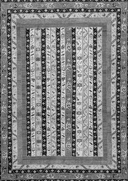 Abstract Gray Modern Rug, abs479gry