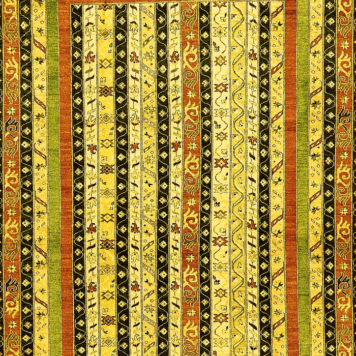 Machine Washable Abstract Yellow Modern Rug, wshabs479yw