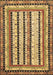 Abstract Brown Modern Rug, abs479brn