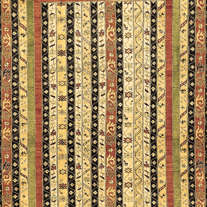 Abstract Brown Modern Rug, abs479brn