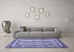 Machine Washable Abstract Blue Modern Rug in a Living Room, wshabs479blu