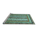 Sideview of Machine Washable Abstract Light Blue Modern Rug, wshabs479lblu