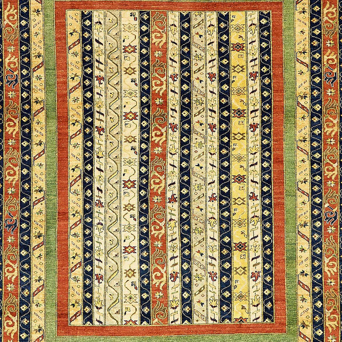 Abstract Red Brown Modern Rug, abs479