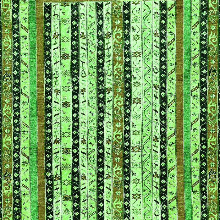 Machine Washable Abstract Green Modern Area Rugs, wshabs479grn