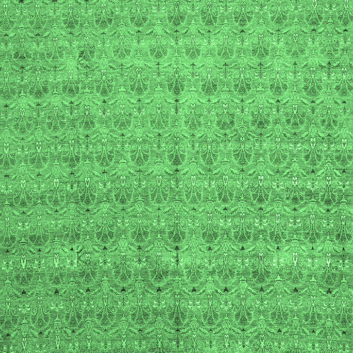 Abstract Emerald Green Modern Rug, abs47emgrn