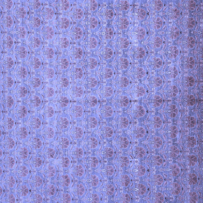 Square Abstract Blue Modern Rug, abs47blu