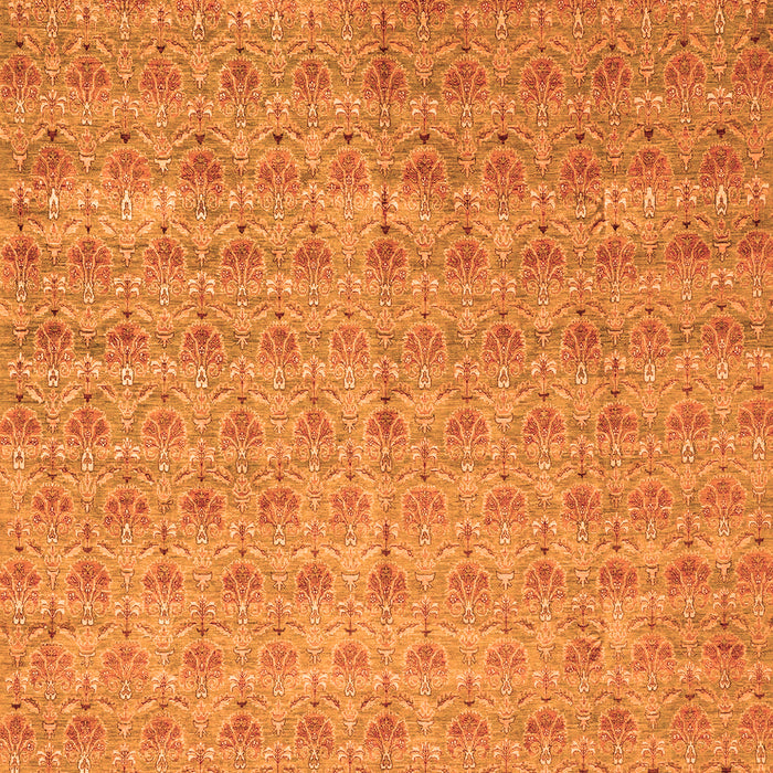 Abstract Orange Modern Rug, abs47org