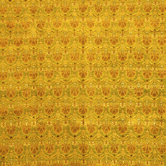 Abstract Yellow Modern Rug, abs47yw