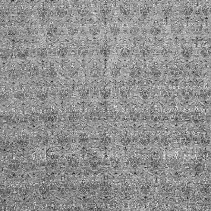 Machine Washable Abstract Gray Modern Rug, wshabs47gry