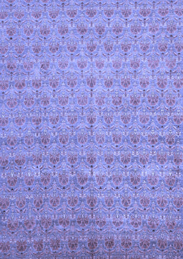 Abstract Blue Modern Rug, abs47blu