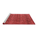 Modern Red Washable Rugs