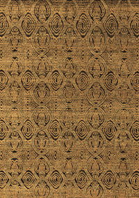 Abstract Brown Modern Rug, abs4800brn