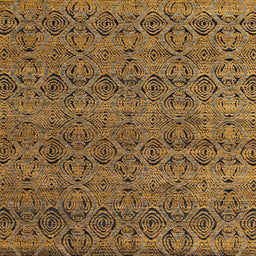 Square Abstract Reddish Brown Modern Rug, abs4800