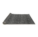 Sideview of Abstract Gray Modern Rug, abs4800gry