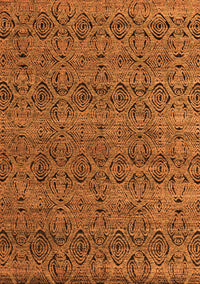 Abstract Orange Modern Rug, abs4800org