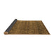 Sideview of Abstract Brown Modern Rug, abs4800brn