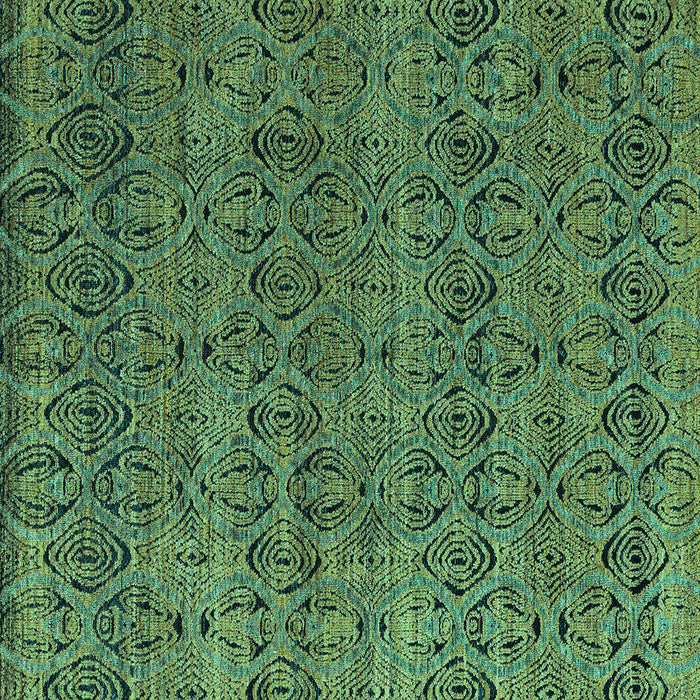 Square Machine Washable Abstract Turquoise Modern Area Rugs, wshabs4800turq