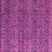 Square Machine Washable Abstract Purple Modern Area Rugs, wshabs4800pur