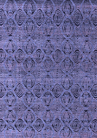 Abstract Blue Modern Rug, abs4800blu