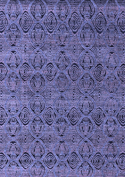 Abstract Blue Modern Rug, abs4800blu