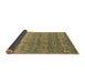 Sideview of Abstract Brown Modern Rug, abs4801brn