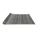 Sideview of Abstract Gray Modern Rug, abs4801gry