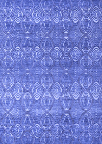 Abstract Blue Modern Rug, abs4801blu