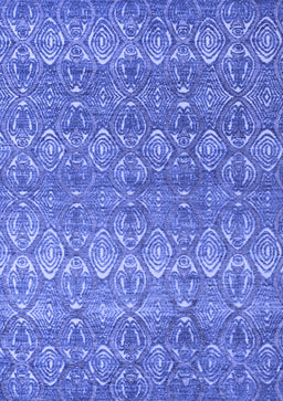 Abstract Blue Modern Rug, abs4801blu