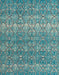 Abstract AquaMarine Green Modern Rug, abs4801