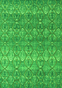 Abstract Green Modern Rug, abs4801grn