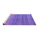 Sideview of Machine Washable Abstract Purple Modern Area Rugs, wshabs4801pur