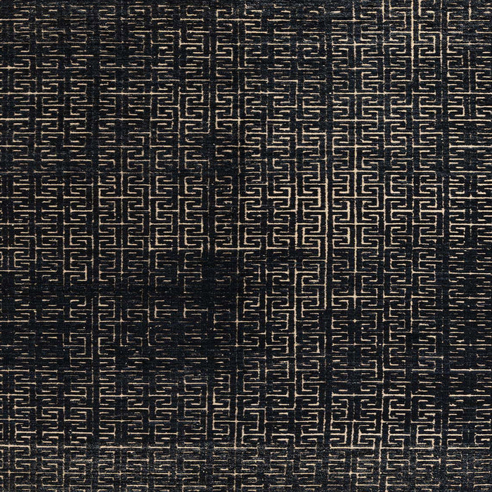 Square Machine Washable Abstract Gray Rug, wshabs4802