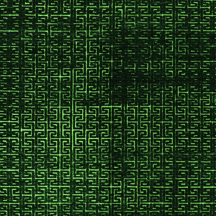 Abstract Green Modern Rug, abs4802grn